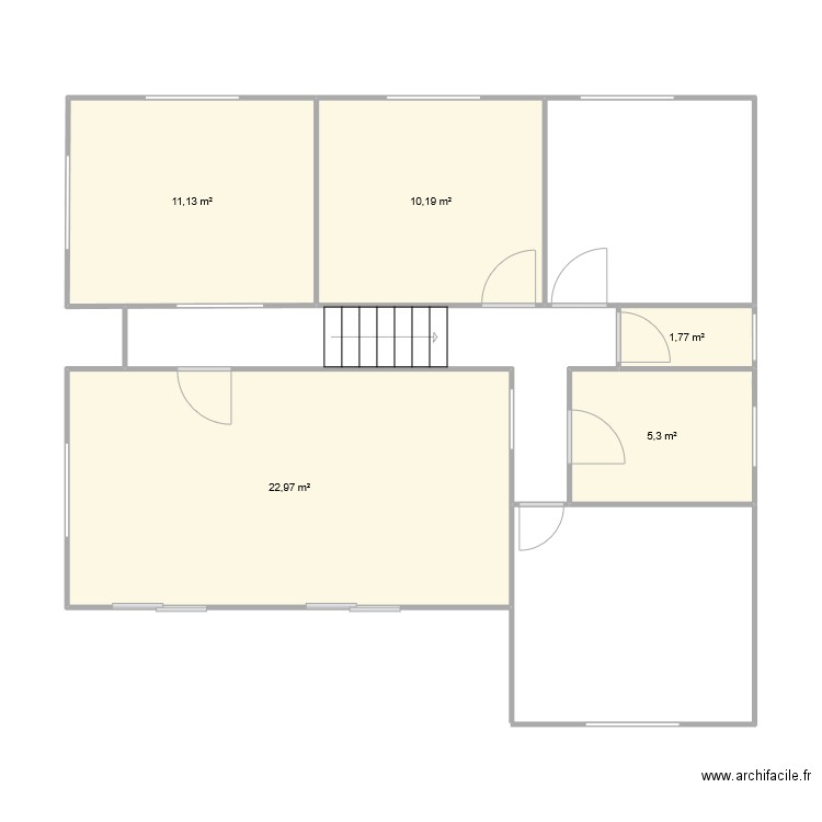 etage. Plan de 0 pièce et 0 m2