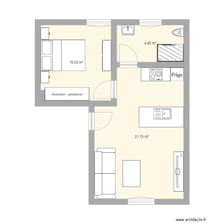 Appartement 2 1er Etage. Plan de 0 pièce et 0 m2