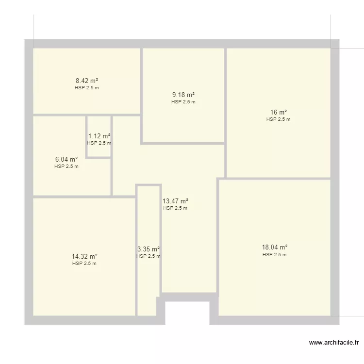 FONDARD Henri. Plan de 