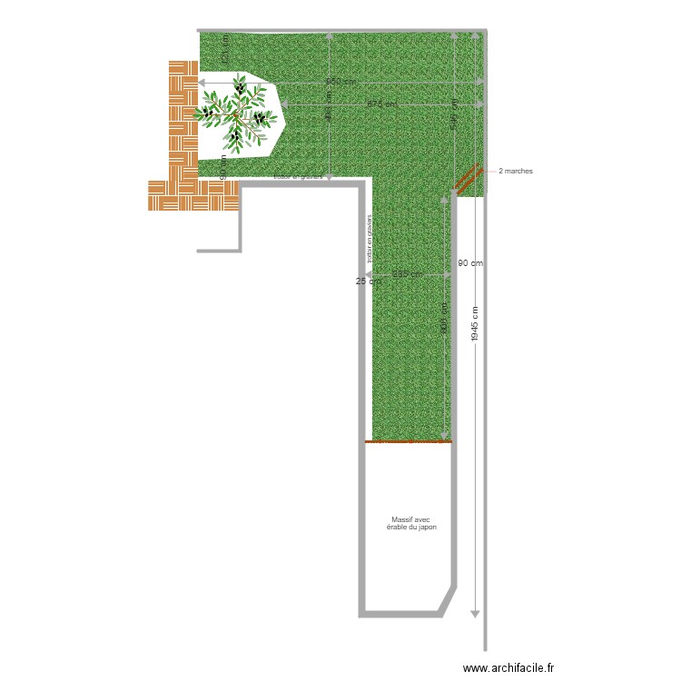 jardins des tropiques. Plan de 0 pièce et 0 m2