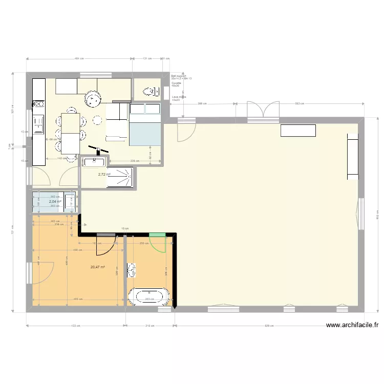                    Yvrac RDC PROJET 03 01 2023. Plan de 
