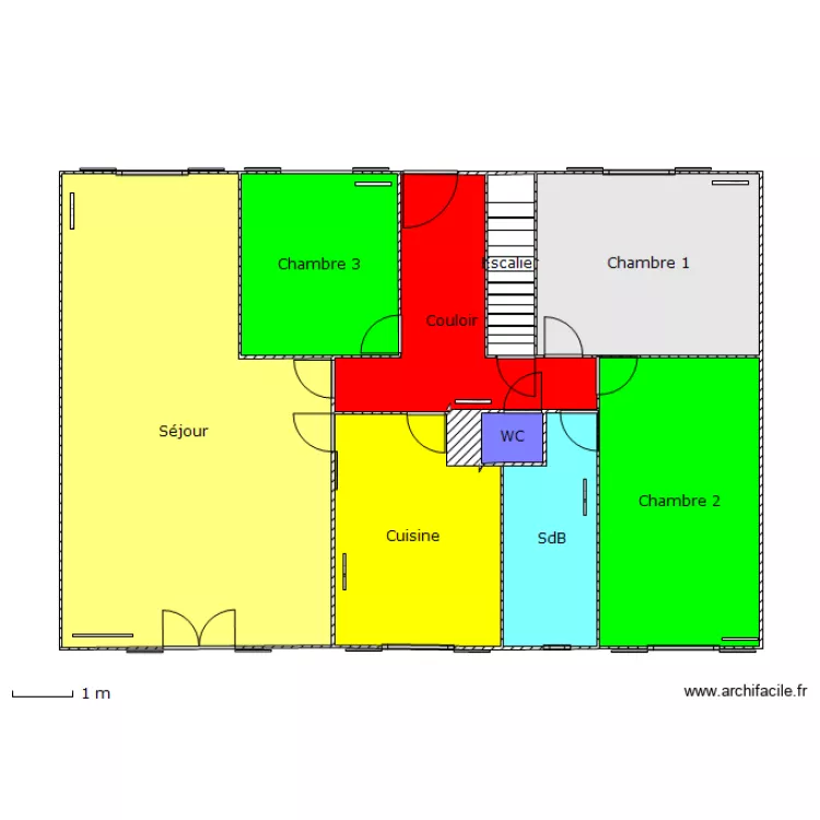 maison BOLBEC 3 CHAUFFAGE. Plan de 