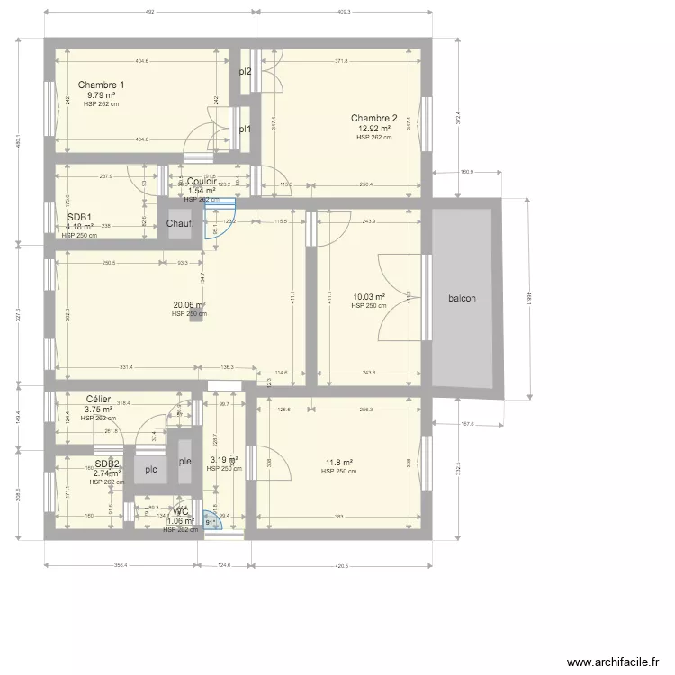 appartement renovation v14 20200518. Plan de 