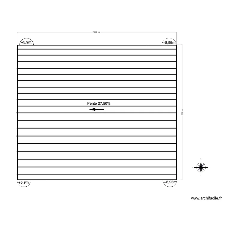 PLAN DE TOITURE. Plan de 