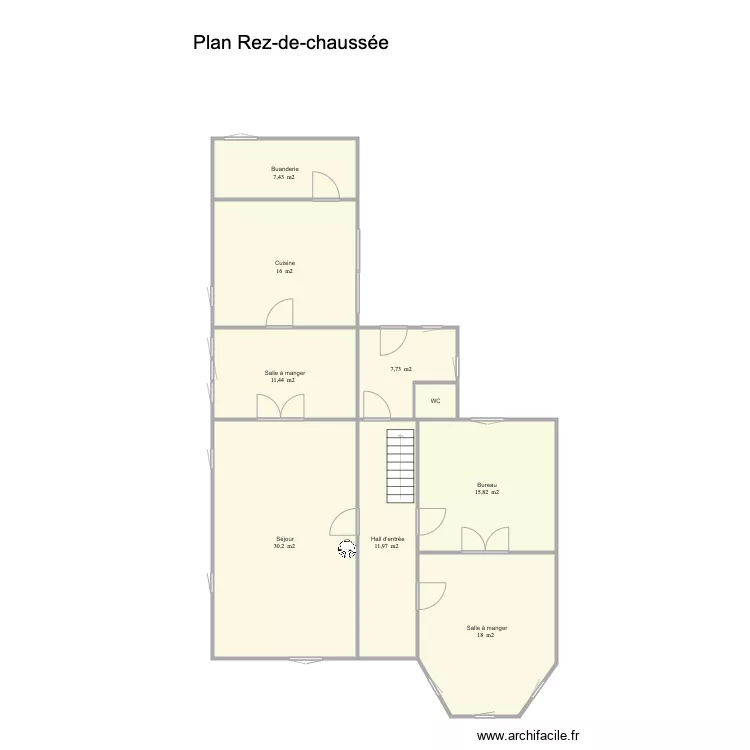 Plan RDC . Plan de 