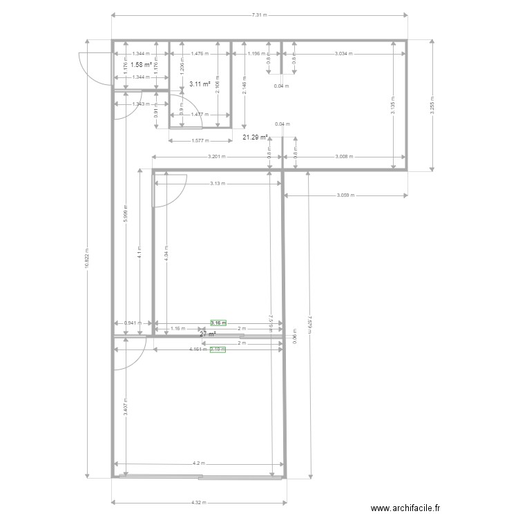 DR BREVET N 6. Plan de 0 pièce et 0 m2