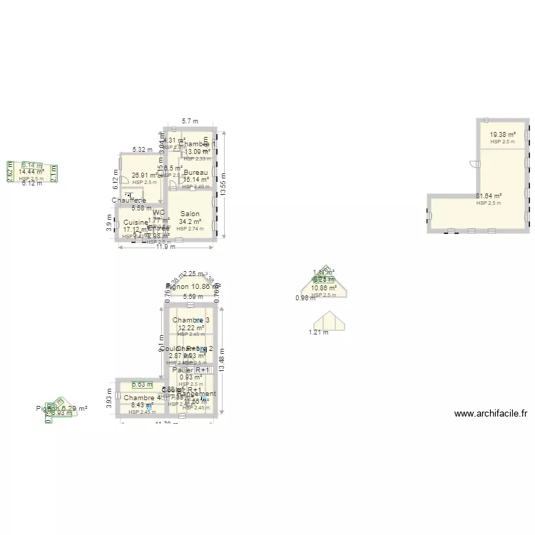 SAYET Bruno. Plan de 