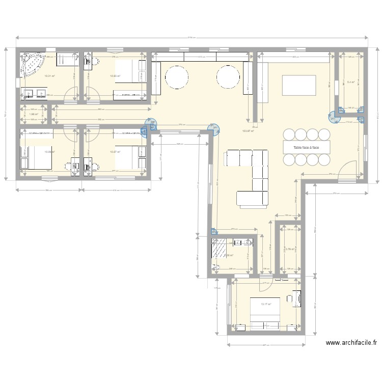 plan majid fini cotation. Plan de 0 pièce et 0 m2