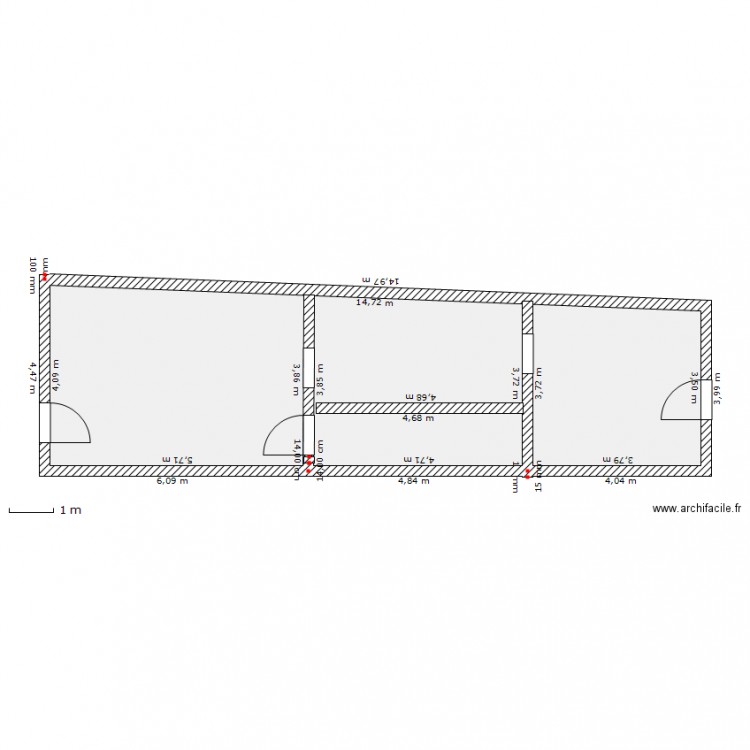 Maison Val pièces. Plan de 0 pièce et 0 m2