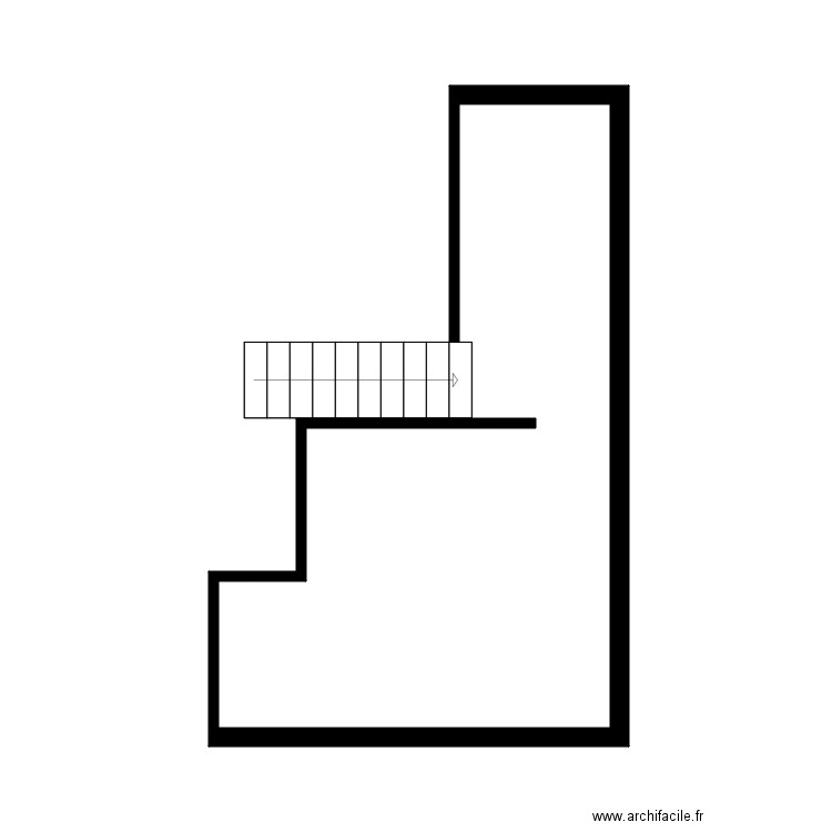 KASTENAS dernier étage gauche. . Plan de 4 pièces et 50 m2