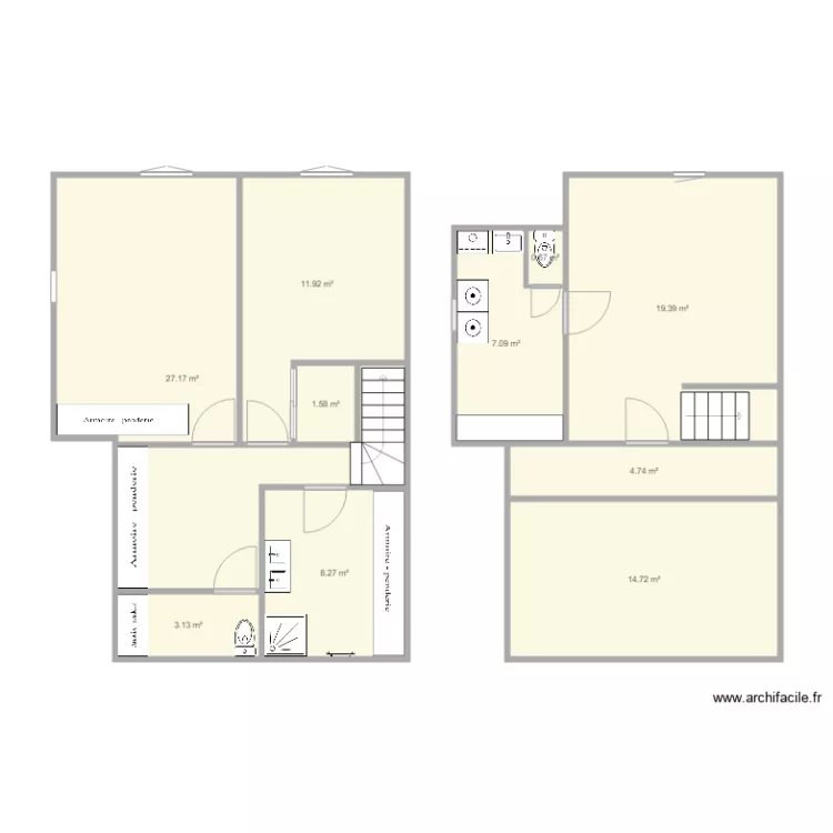 PLAN COMBLE PROJETE. Plan de PLAN COMBLE PROJETE. Plan de