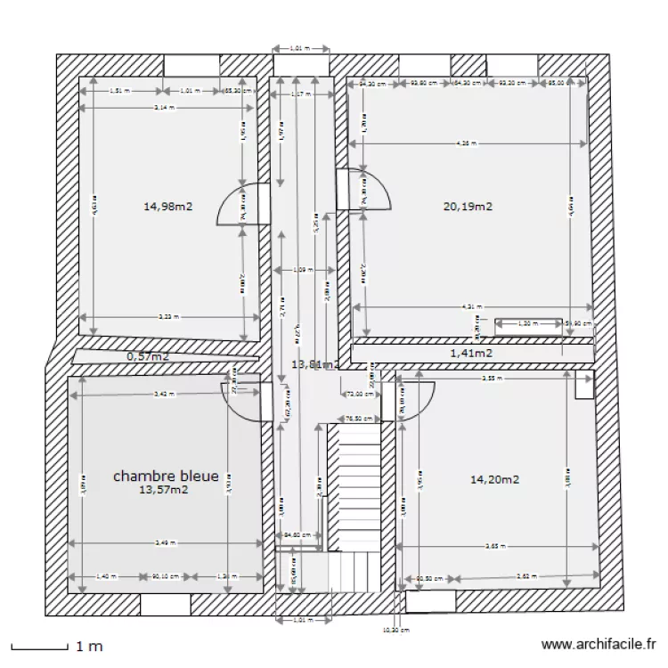 hombourg_1etage_g. Plan de 