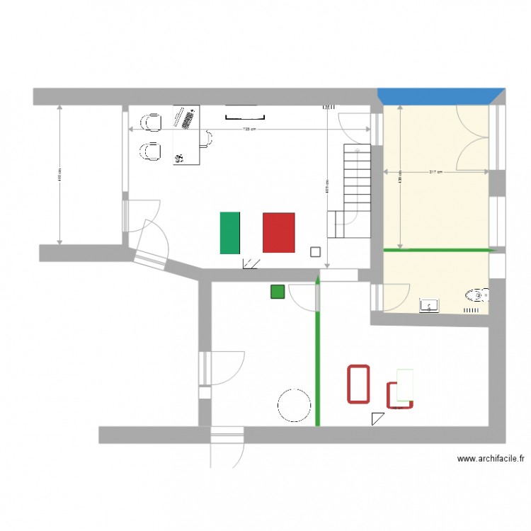 Plan projet expo et bureau 2. Plan de 0 pièce et 0 m2