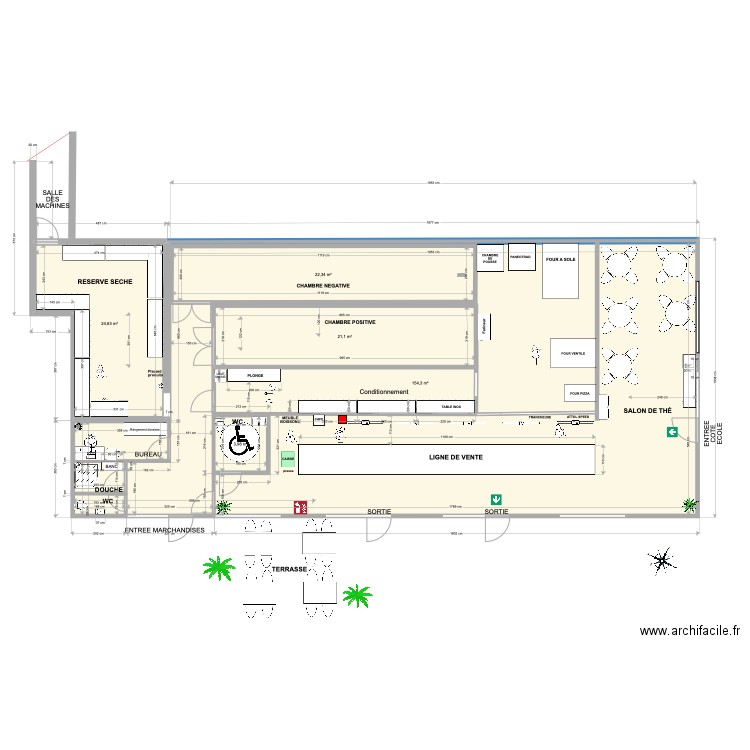 BOUL13. Plan de 5 pièces et 275 m2