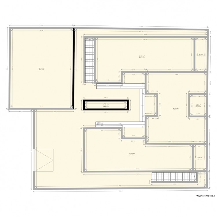 plan appartement 1st floor. Plan de 0 pièce et 0 m2