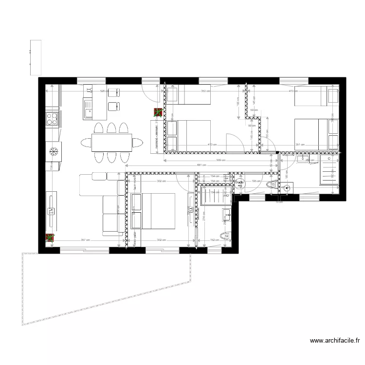 la madrague a Alexandra etage modif 4 alex. Plan de 