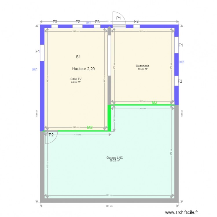 BOHBOT. Plan de 0 pièce et 0 m2