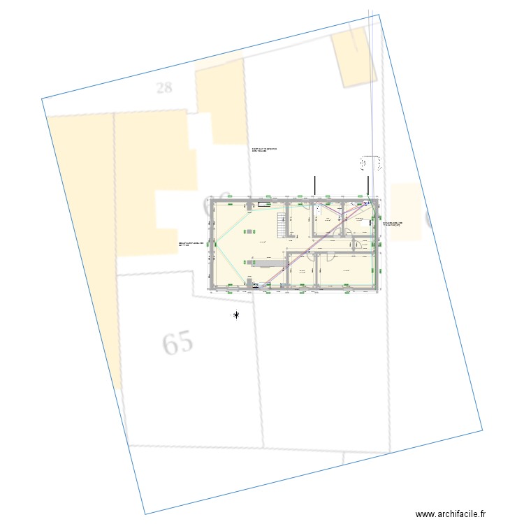 plomberie. Plan de 0 pièce et 0 m2
