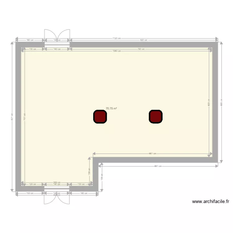 grange. Plan de 