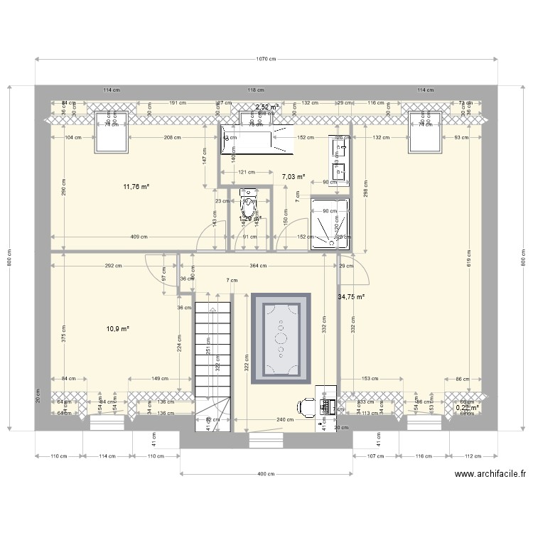 Kodjo V2 Armancourt étage. Plan de 0 pièce et 0 m2