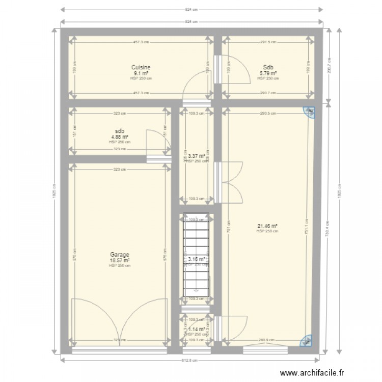 Maison invest RC. Plan de 0 pièce et 0 m2