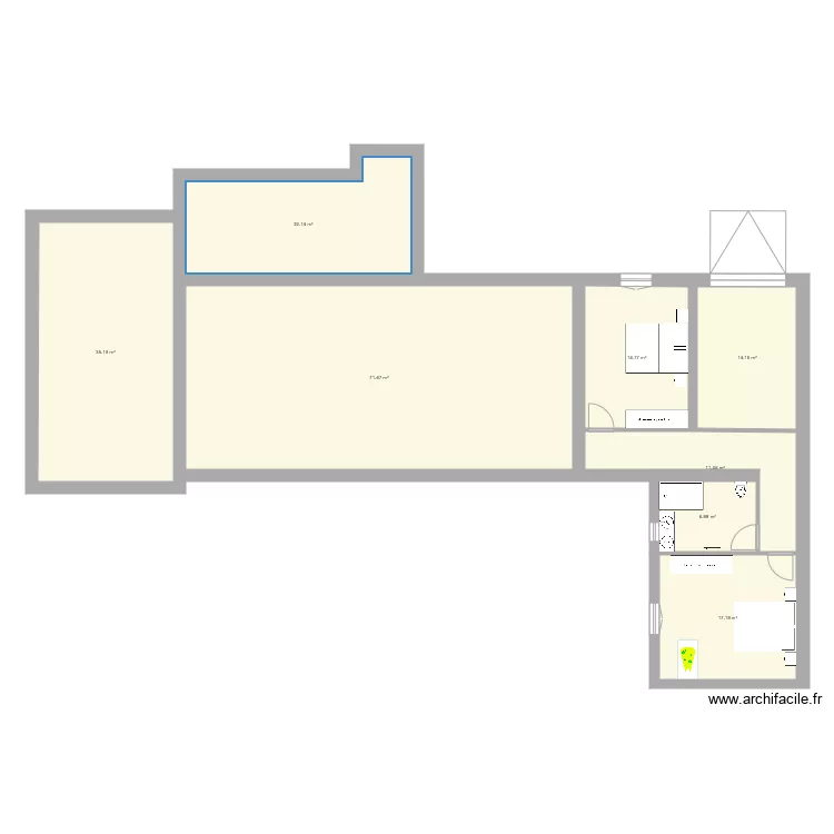 Option 3 gite. Plan de 