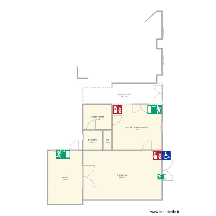 plan mam nouvelle organisation a 2. Plan de 0 pièce et 0 m2