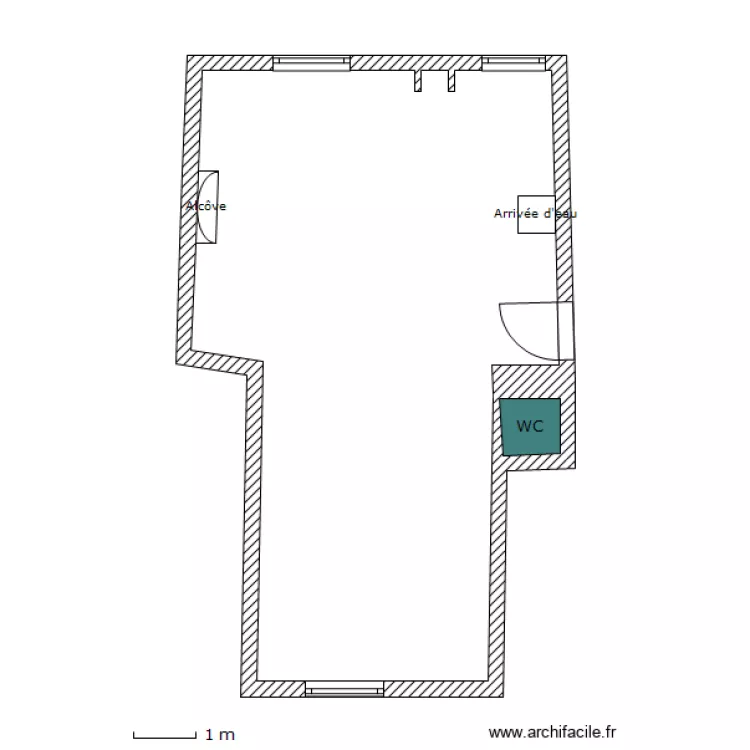 F2 1er D - Original. Plan de 
