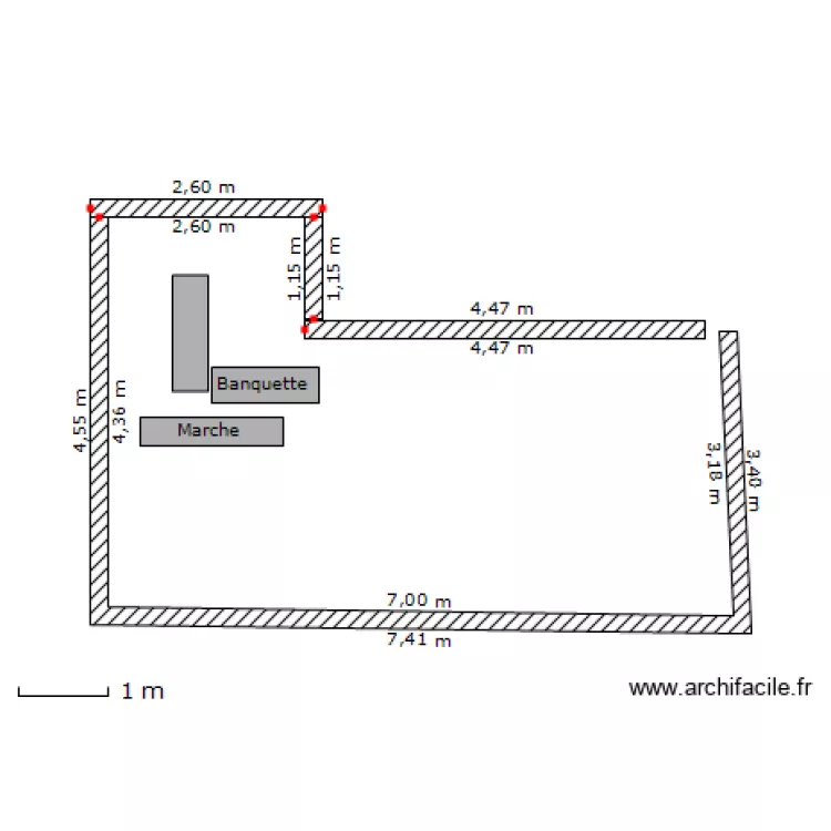 Piscine G-M. Plan de 