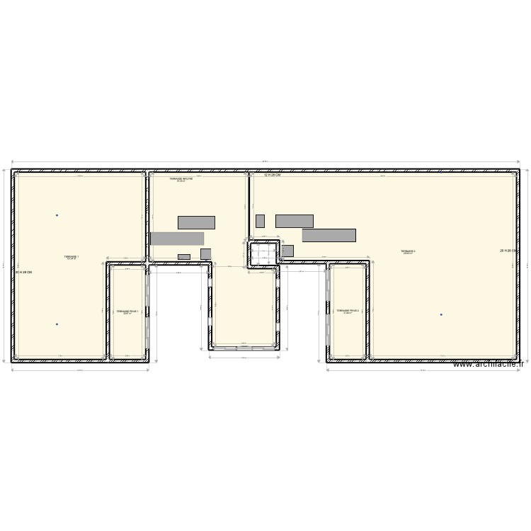 RESIDENCE COPERNIC. Plan de 5 pièces et 486 m2