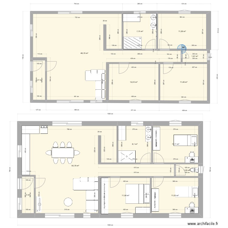 maison César 97m. Plan de 0 pièce et 0 m2