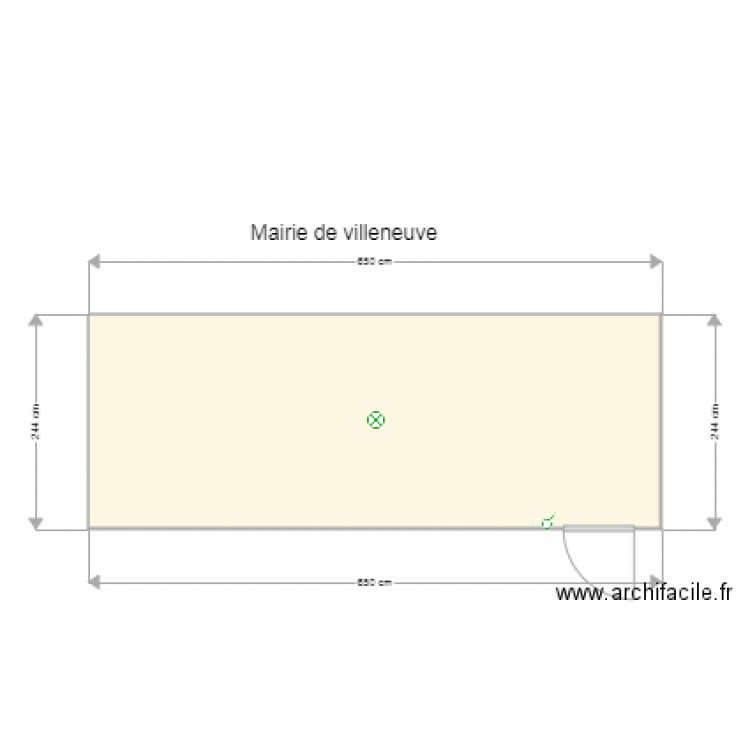 mairie de villeneuve. Plan de 0 pièce et 0 m2