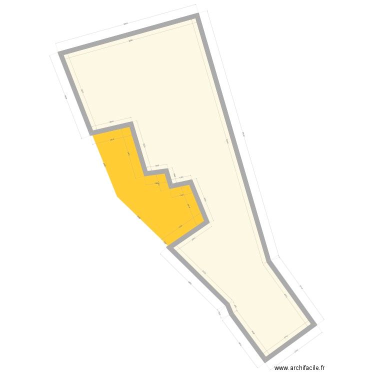 cadastre de harnes. Plan de 1 pièce et 122 m2