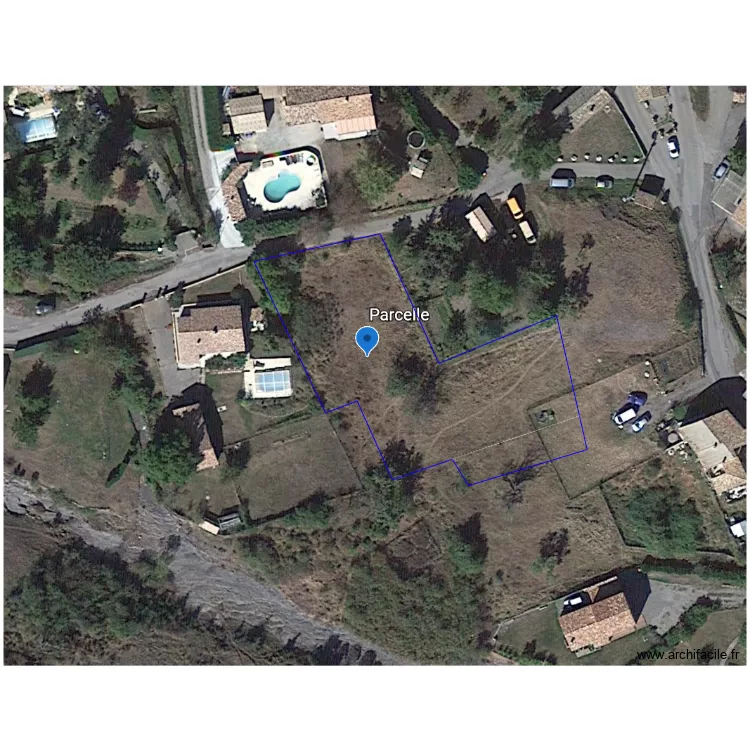  Vue satelitte. Plan de 