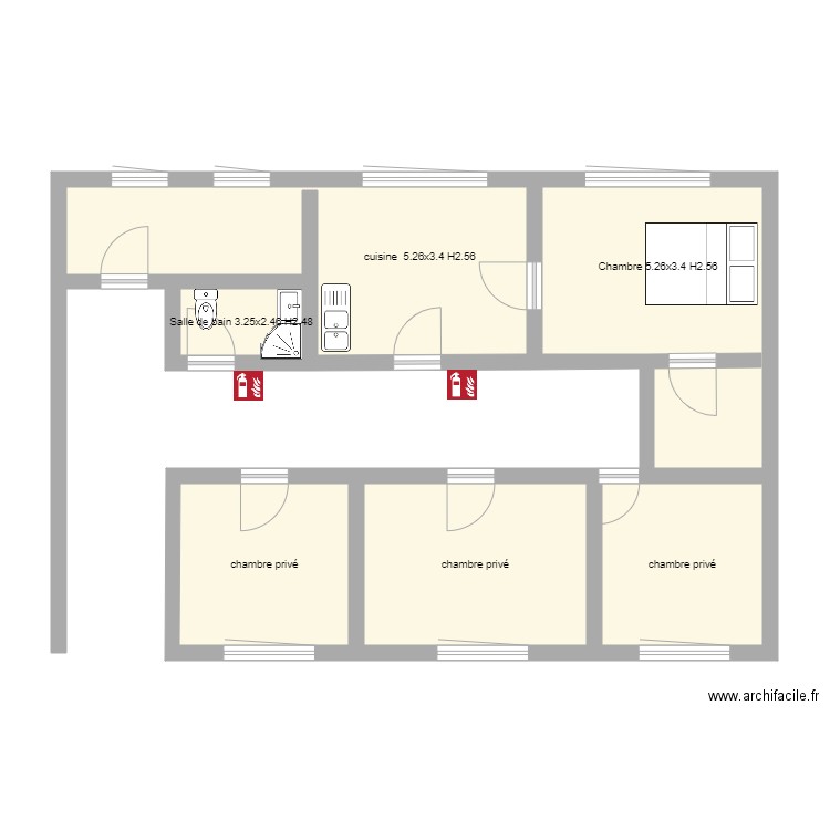 plan implantation kot . Plan de 0 pièce et 0 m2