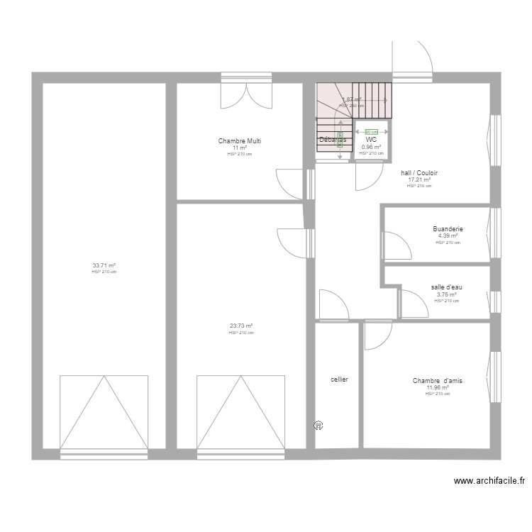 Modification RDC. Plan de 0 pièce et 0 m2