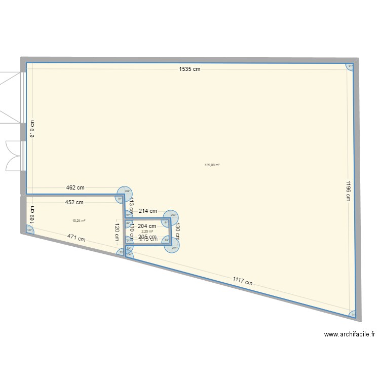 bolieuhouse. Plan de 8 pièces et 145 m2