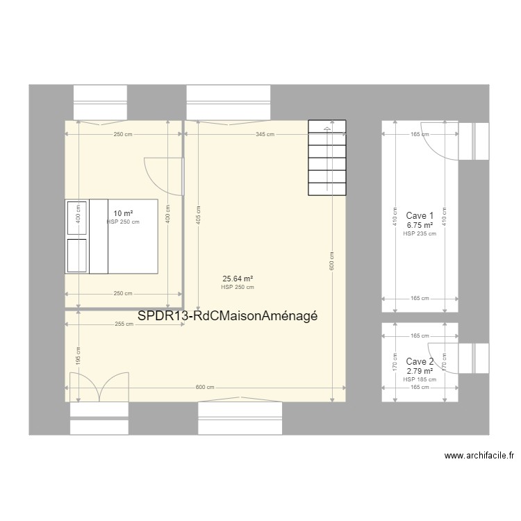 SPDR13-RdC_Aménagé-Maison_2. Plan de 0 pièce et 0 m2