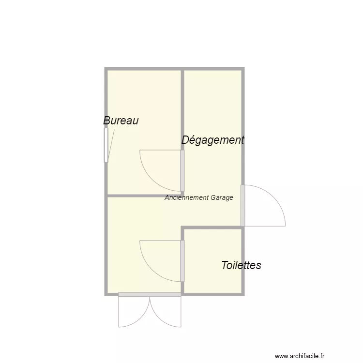 Croquis THOUARD3. Plan de 