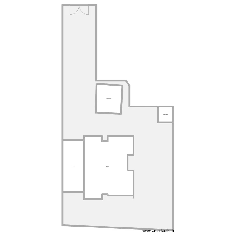 Krim parcelle. Plan de 
