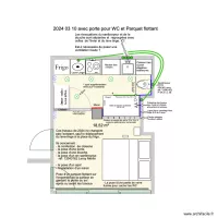 2024 03 10 avec porte pour WC et Parquet flottant