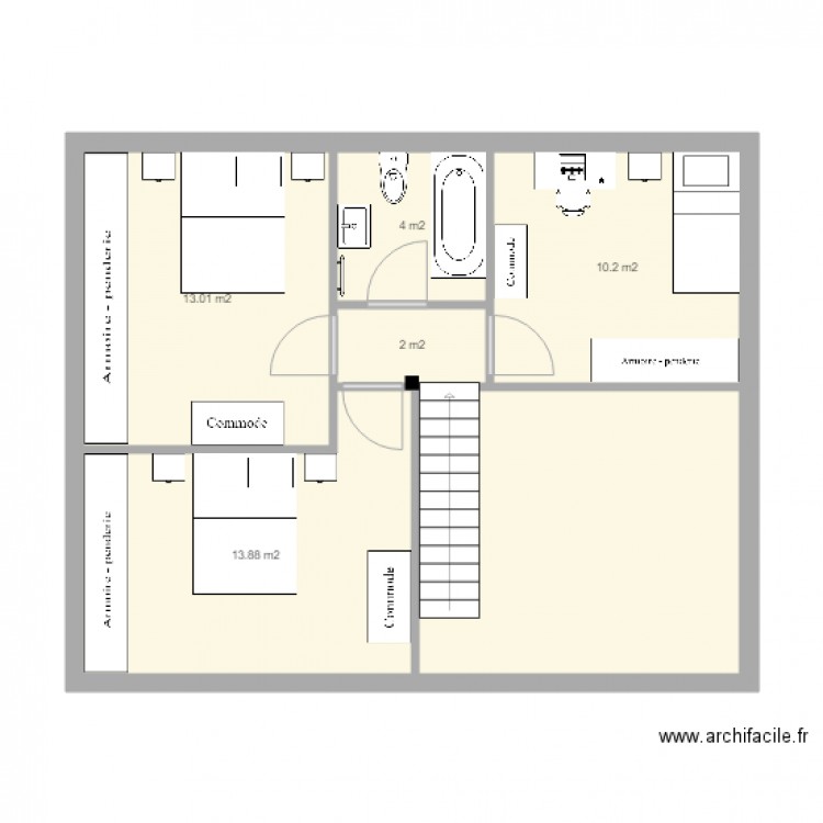 étage philippe 4. Plan de 0 pièce et 0 m2