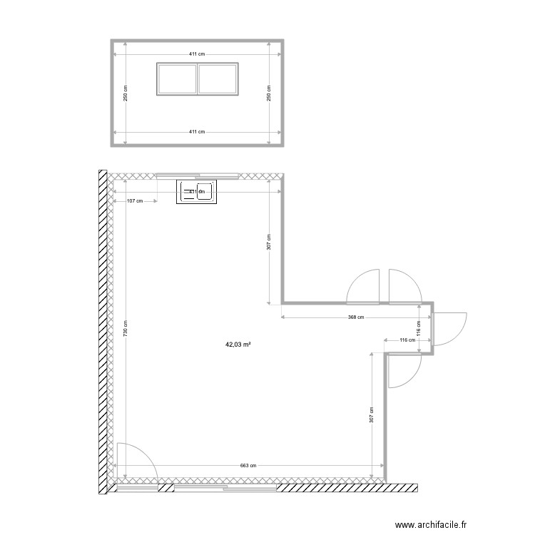 COURTEJOIE CUISINE 2D. Plan de 0 pièce et 0 m2