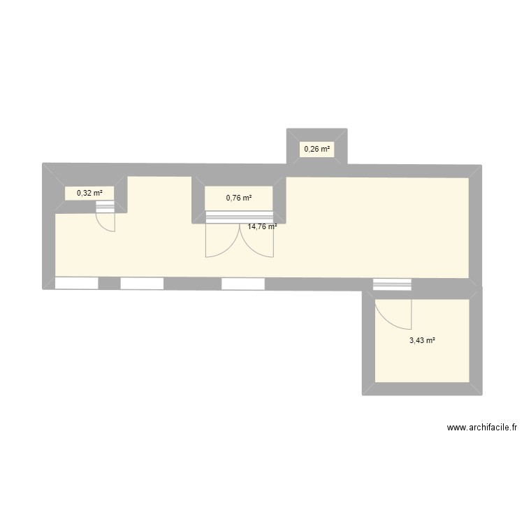 garage. Plan de 0 pièce et 0 m2