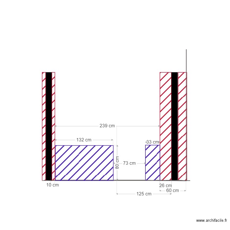 Monge mur chambre3. Plan de 0 pièce et 0 m2