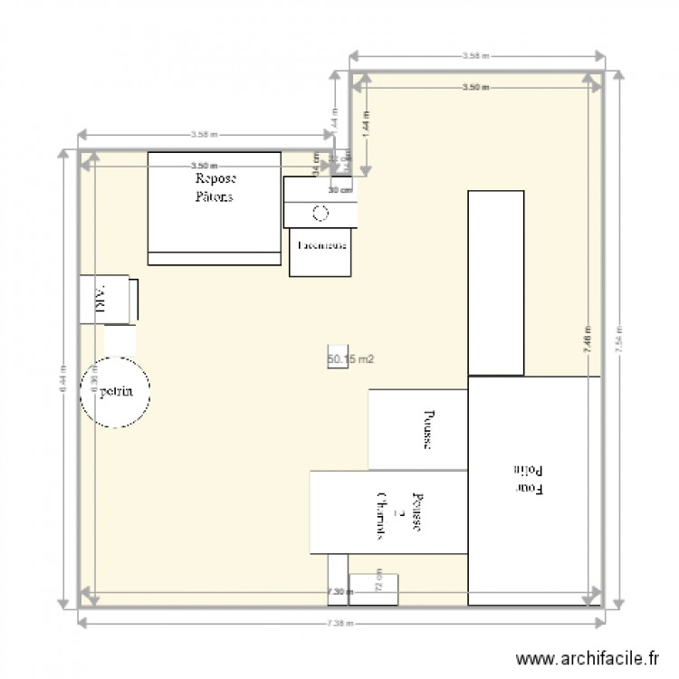 ravel. Plan de 0 pièce et 0 m2
