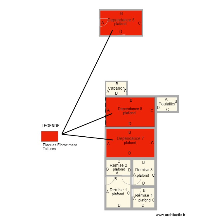 dependances annexes. Plan de 0 pièce et 0 m2