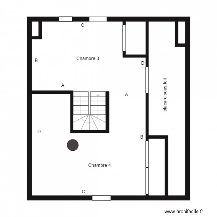 LUCHON 2ETG. Plan de 0 pièce et 0 m2
