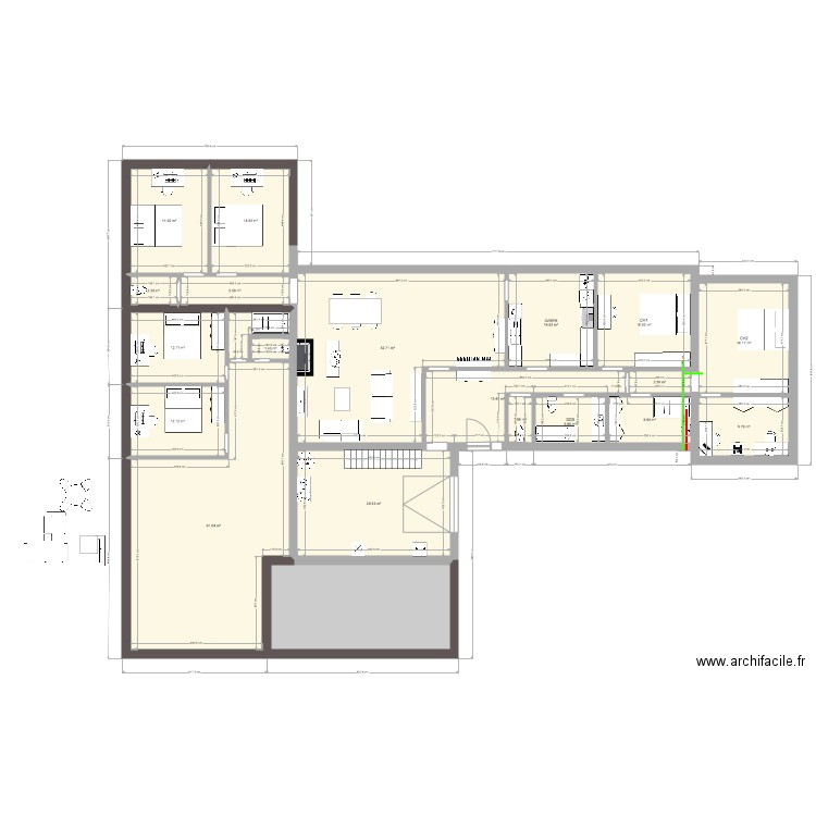 ventilation ext. Plan de 0 pièce et 0 m2