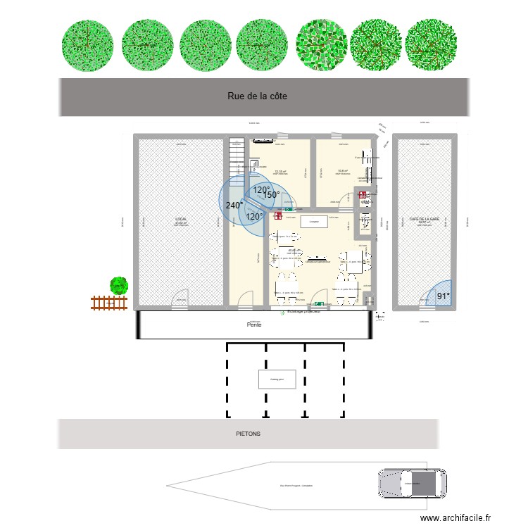 Local. Plan de 0 pièce et 0 m2